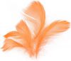 Peří 10g světle oranžové