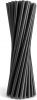 Brčka na pití 19cm, 200ks ČERNÉ, k opakovanému použití