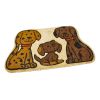 Kokosov vstupn roho Happy Dogs - 75 x 45 x 1,7 cm