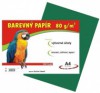 Barevn papr A4/80g/100 list - tm. zelen