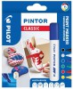 Popisovae Pilot Pintor, 6 ks, Classic, stedn hrot M