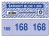 atnovy blok 1-200 sel, ET295	