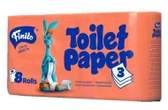 Toaletní papír Finito, 3vrstvý, 8 ks