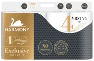 Toaletní papír Harmony Exclusive, 4vrstvý, 8 ks