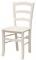 Jídelní židle Paysane color masiv - bianco