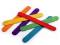 Dřevěné špachtle barevné 1,8x15 cm
