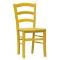 Jídelní židle Paysane color masiv - giallo