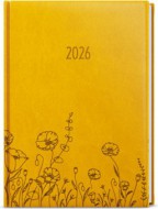 Denní diář - Adam - Vivella s ražbou - B6 - okrová - Louka