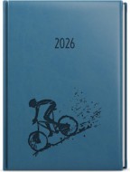 Denní diář - Adam - Vivella s ražbou - B6 - petrolejová - Kolo