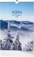 Nástěnný kalendář - Hory Čech a Moravy - A3
