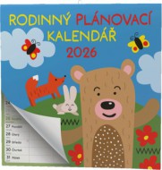 Nástěnný kalendář - Rodinný plánovací kalendář