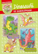 Omalovnka - A4 - se samolepkami - Dinosaui - zvtit obrzek