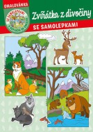 Omalovnka - A4 - se samolepkami - Zvtka z divoiny - zvtit obrzek