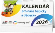Stolní kalendář - Kalendář pro naše babičky a dědečky