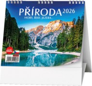 Stolní kalendář - IDEÁL - Příroda, hory, řeky, jezera… - zvětšit obrázek