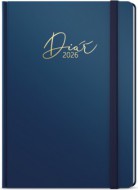 Týdenní diář - Oskar - Luxi - A5 - modrá 2026 - zvětšit obrázek