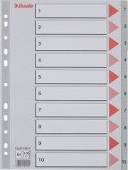 Plastové rejstříky, A4 - 1-10