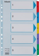 Zesílené rejstříky Mylar, A4 - 1 - 5