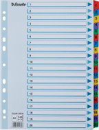 Zesílené rejstříky Mylar, A4 - 1 - 20