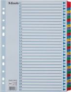 Zesílené rejstříky Mylar, A4 - 1-31