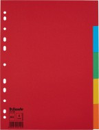 Kartonové rozlišovače Economy, A4 - 5 listů