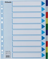 Plastové rozlišovače MAXI, A4 - 10 listů maxi
