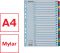 Mylar rejstříky A4 A-Z