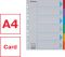Karton. rozlišovače A4 6 listů