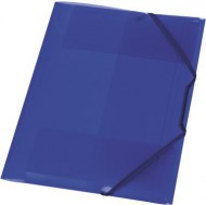 Herlitz - Desky s gumou A4 modré