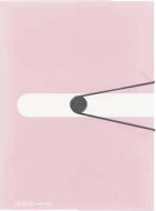 Herlitz - Desky s gumou A4, růžové