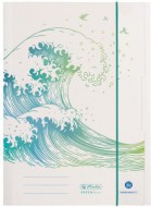 Herlitz - Desky s gumou A4 vlna