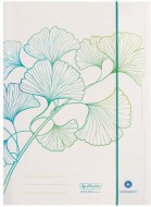 Herlitz - Desky s gumou A4 Ginkgo