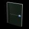 Blok spirálový Oxford Essentials Black A5/90 listů
