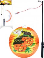 Lampion Halloween koule vesel dn paprov set s hlkou na baterie Svtlo - zvtit obrzek