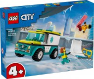 LEGO CITY Sanitka a snowboardista 60403 - zvtit obrzek