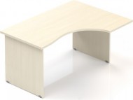Ergonomický stůl Visio 140 x 100 cm, pravý javor - zvětšit obrázek
