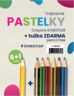 Sada pastelek 6+1 zdarma tužka mix