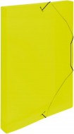 Box PP s gumičkou průhledná žlutá - zvětšit obrázek