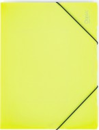Tříklopá složka s gumou zelená - zvětšit obrázek