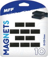 Magnet obdélník 15x28mm blister 10ks 4200309
