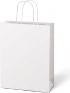 Taška dárková T 5 kraft 260x320x100 bílá 5252898