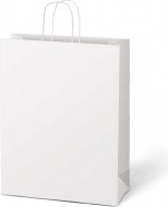 taška dárková T10 kraft 310x450x140 bílá 5252899