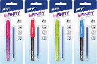 Kuličkové pero gumovací Infinity + náplň 0,6 modré na blistru 6001337