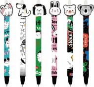 Kuličkové pero gumovací Cute Pet