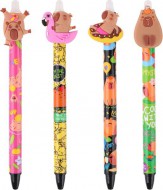 Kuličkové pero gumovací Capybara 0,5