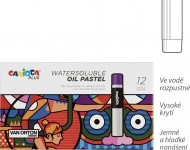 Olejové pastely Carioca PLUS, box, 12 ks 