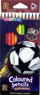Pastelky trojhranné Football, 12 barev 