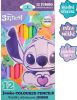 Pastelky trojhranné Jumbo, Stitch Pastel, 12 bar. 