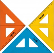 Trojúhelník s ryskou, mix barev 