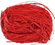 Přírodní lýko RAPHIA červená